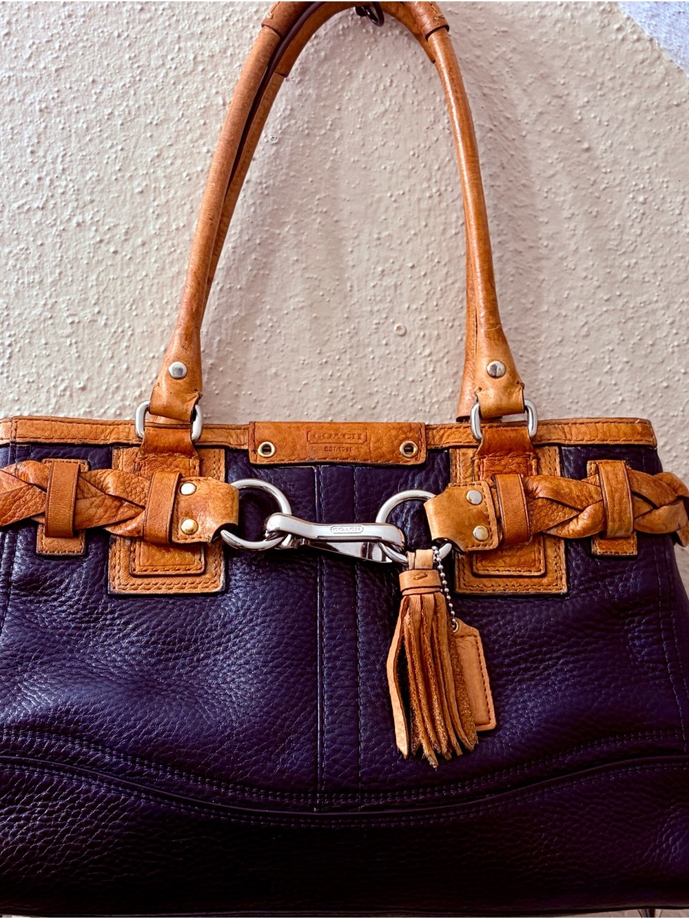 Vintage Coach Hamptons Carryall Professional Custom Refurbish